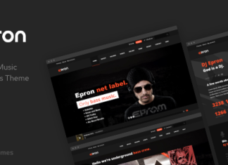 Epron Theme musical pour WordPress