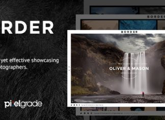 FRONTIERE Un charmant theme WordPress de photographie