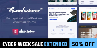 Fabricant Theme WordPress pour usine et industrie