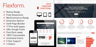 Flexform Theme polyvalent reactif multi usage Retina