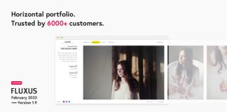 Fluxus Theme Portfolio Horizontal
