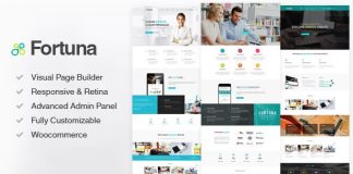 Fortuna Theme WordPress Polyvalent Reactif
