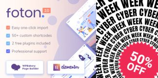 Foton Theme de la page daccueil de logiciel et