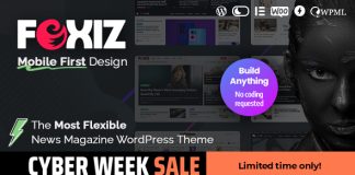 Foxiz Actualites et Magazine WordPress pour les journaux et
