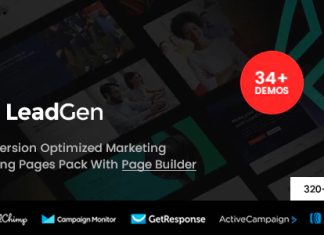 Generation de leads Pack de pages datterrissage marketing polyvalentes