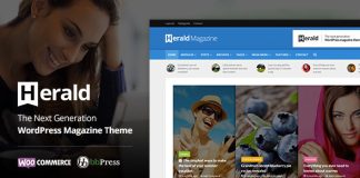 Herald Theme WordPress pour journal et portail dactualites