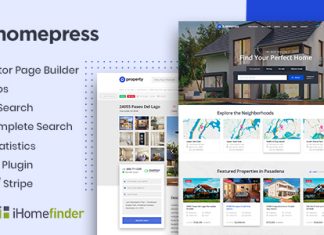 HomePress Theme WordPress pour limmobilier