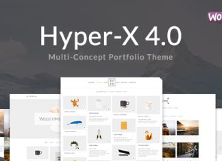 HyperX Theme de portfolio Wordpress reactif