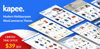 Kapee Theme WooCommerce polyvalent moderne