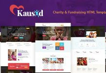 Kausid – Modèle HTML réactif pour la charité et la collecte de fonds Kausid Modele HTML reactif pour la charite et la