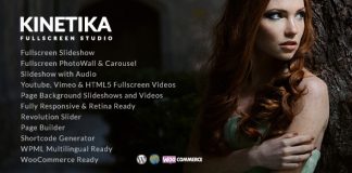 Kinetika Theme de photographie pour WordPress