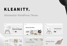 Kleanity Theme WordPress Minimaliste Portfolio Creatif