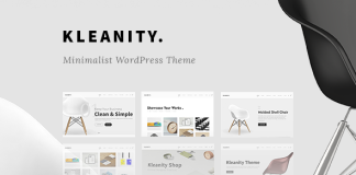 Kleanity Theme WordPress Minimaliste Portfolio Creatif