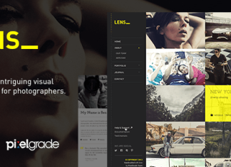 LENS Un theme WordPress de photographie agreable