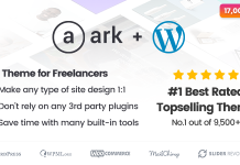 Ark | Thème WordPress conçu pour les freelancers La Arche Theme WordPress concu pour les freelancers
