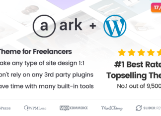La Arche Theme WordPress concu pour les freelancers