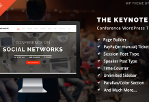 La Conference Theme WordPress pour ConferencesEvenements