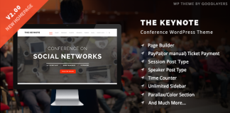 La Conference Theme WordPress pour ConferencesEvenements