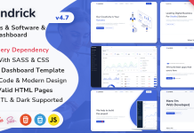 Landrick – Modèle de page de destination polyvalent pour Saas & Logiciel avec tableau de bord administratif Landrick Modele de page de destination polyvalent pour Saas