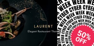 Laurent Theme elegant pour restaurant