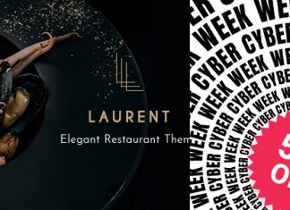 Laurent Theme elegant pour restaurant