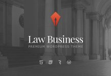 LawBusiness Theme WordPress pour avocats et avocats