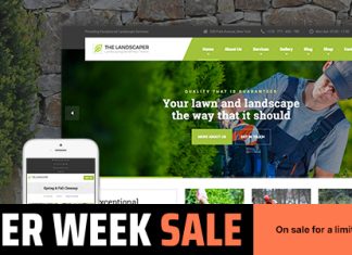 Le Paysagiste Theme WordPress pour Pelouse et Amenagement Paysager