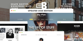 Le theme WordPress TheBlogger