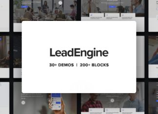 LeadEngine Theme WordPress polyvalent avec constructeur de page