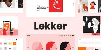 Lekker Theme WordPress Portfolio