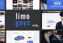 Limoguys Modele HTML creatif pour la location de voitures