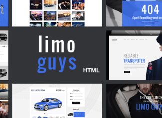 Limoguys Modele HTML creatif pour la location de voitures