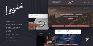 Linguini Theme WordPress pour restaurant