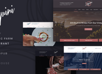 Linguini Theme WordPress pour restaurant