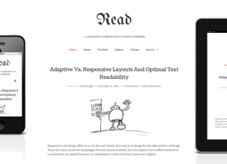 Lire WP Theme minimaliste de blog WordPress