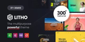 Litho Theme WordPress Elementor polyvalent