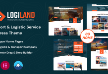 LogiLand Theme WordPress pour le Transport et la Logistique