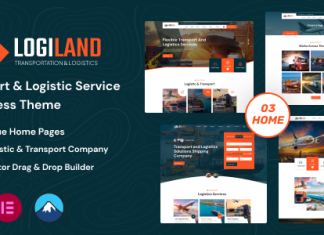 LogiLand Theme WordPress pour le Transport et la Logistique