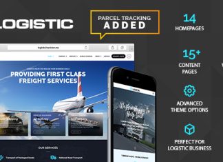 Logistique theme WP pour entreprise de transport