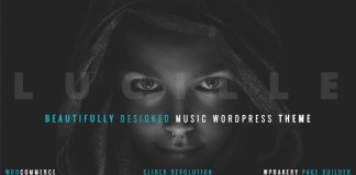 Lucille Theme WordPress Musical