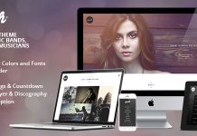 Lush – Thème WordPress pour groupe de musique et musicien Lush Theme WordPress pour groupe de musique et musicien