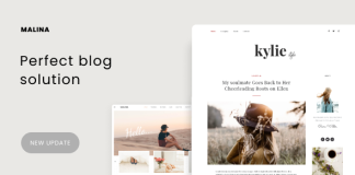 Malina Theme de blog personnel WordPress