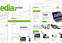 MediaCenter – Thème de magasin d’électronique WooCommerce MediaCenter Theme de magasin delectronique WooCommerce