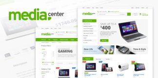 MediaCenter Theme de magasin delectronique WooCommerce
