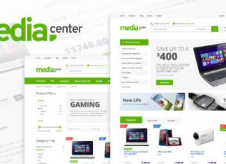 MediaCenter Theme de magasin delectronique WooCommerce