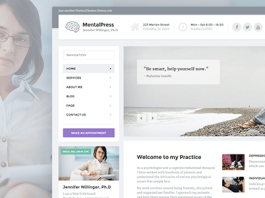 MentalPress Theme WP pour votre site web medical ou