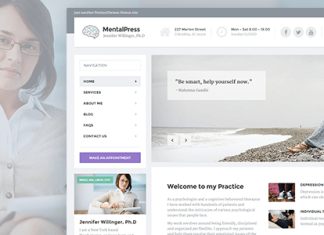 MentalPress Theme WP pour votre site web medical ou