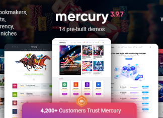 Mercure Theme WordPress daffiliation Casino Jeu Autres Niches