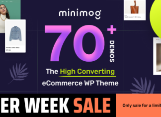 MinimogWP Le theme WordPress eCommerce a fort taux de
