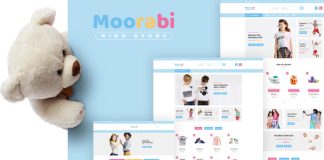 Moorabi Modele de site HTML pour magasin pour enfants
